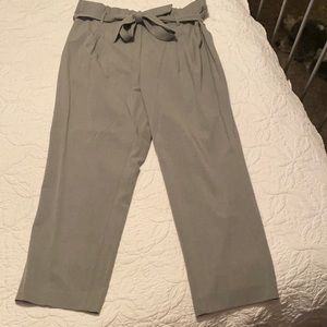 NWT Loft grey ankle length pants!